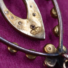 Ruby & Natural Pearl Lavaliere Necklace c1890