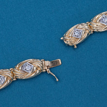 Diamond Two-Tone Collar Necklace c1980