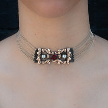 Paste & Pinchbeck Choker c1800-30