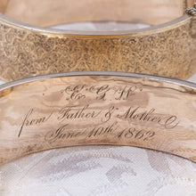 Victorian Wedding Bracelet Pair in Original Box