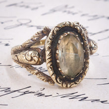 Georgian Foiled Citrine Ring