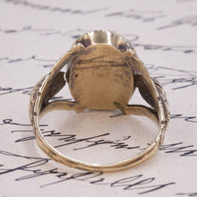 Georgian Foiled Citrine Ring