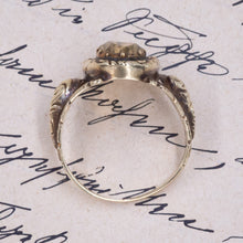 Georgian Foiled Citrine Ring