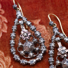 Georgian Revival Diamond Earrings c1880