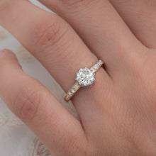 Edwardian 1.03 Carat Old European Cut Diamond Ring