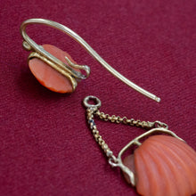 Victorian Coral Day to Night Earrings