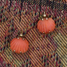 Victorian Coral Day to Night Earrings