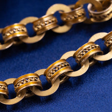 Early Victorian Contrast Link Chain