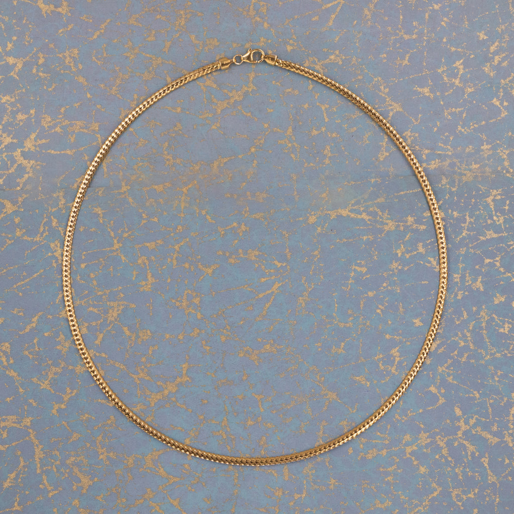 Omega Chain Pattern Reversible Gold Omega Chain – Pippin Vintage Jewelry