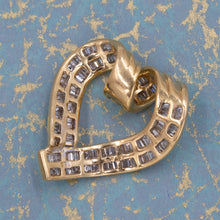 Baguette Diamond Heart Pendant