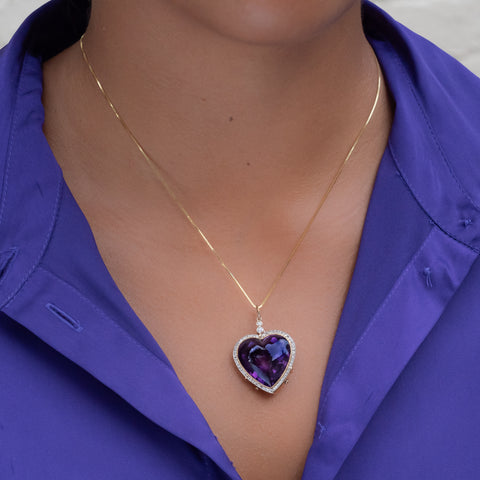 Antique Fancy Amethyst Pendant