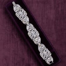 KTF Trifari Rhinestone Bracelet c1930