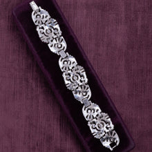 KTF Trifari Rhinestone Bracelet c1930