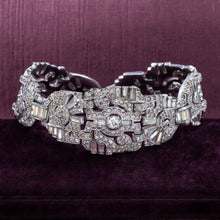 KTF Trifari Rhinestone Bracelet c1930