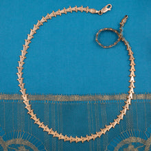 Gold Chevron Collar Necklace