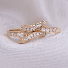 Pair of Diamond Band Ring Guards c1980