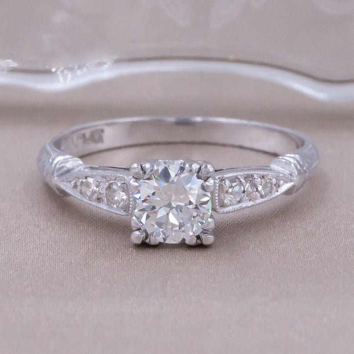 Half Carat Diamond Ring c1920