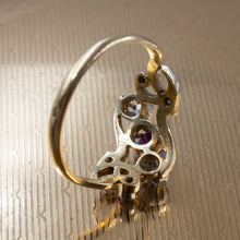 Belle Époque Ruby & Rose-Cut Diamond Ring