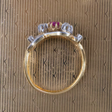 Belle Époque Ruby & Rose-Cut Diamond Ring