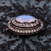 Fine Opal and Diamond Brooch c1880