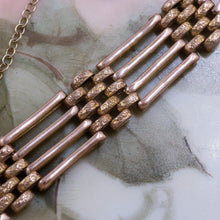 Victorian Heart Padlock Gate-Link Bracelet c1890