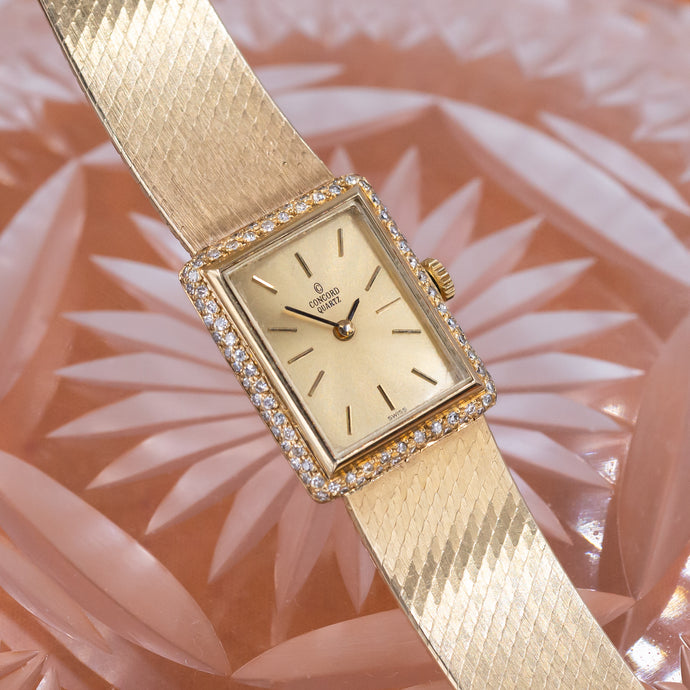 Gold Concord Lady's Wristwatch c1980