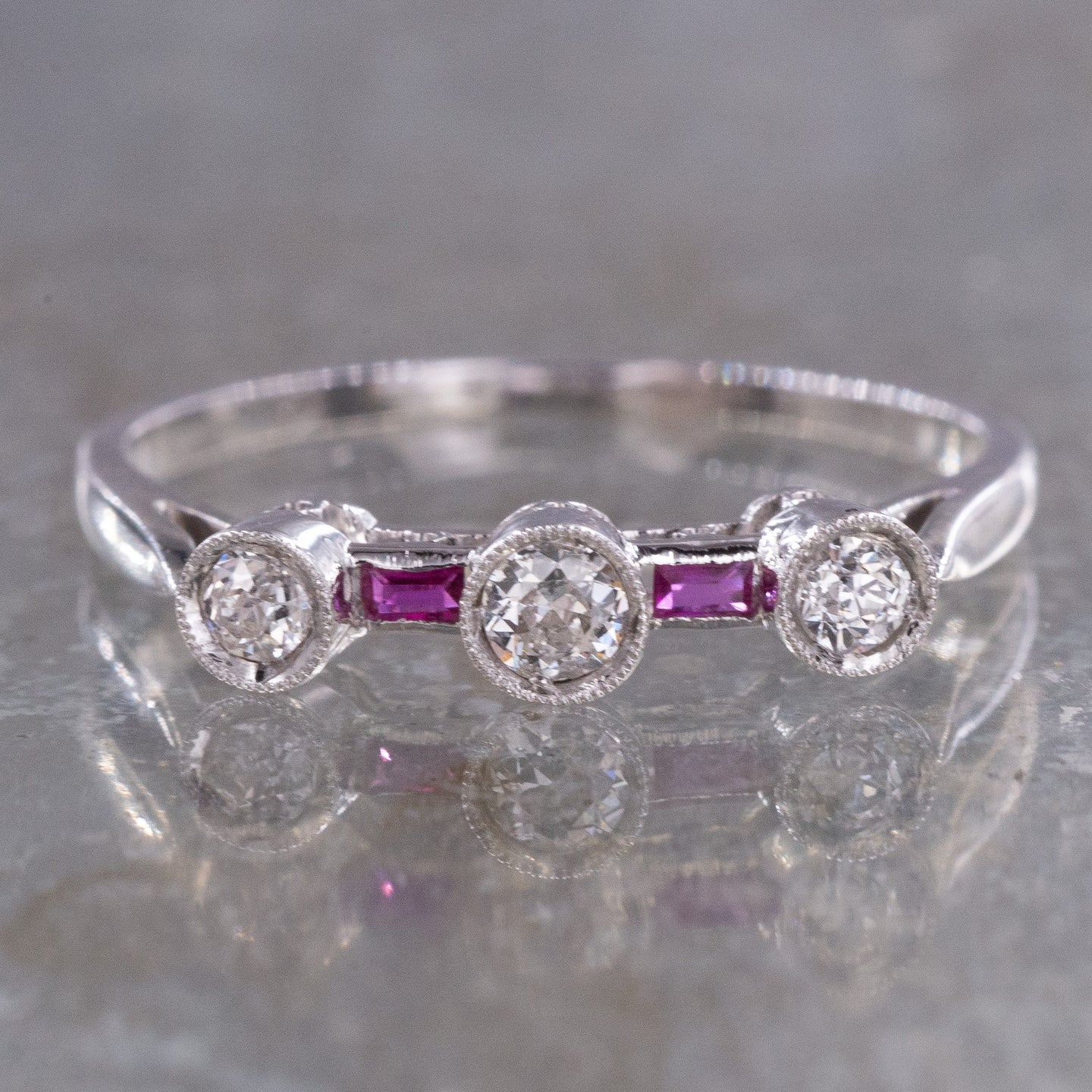 Diamond & Ruby Band c1900