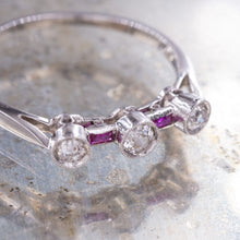 Diamond & Ruby Band c1900