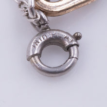 Victorian Heart Padlock Sterling Bracelet