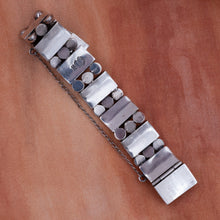 Taxco Shadowbox Link Bracelet c1940