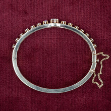 Antique Diamond Gold Bangle c1930