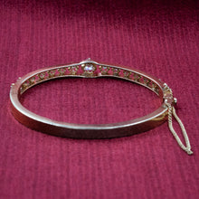 Antique Diamond Gold Bangle c1930