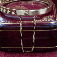 Antique Diamond Gold Bangle c1930