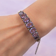 Antique Amethyst Bangle c1880