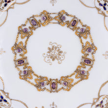 Art Nouveau Amethyst Paste Choker c1900