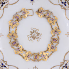 Art Nouveau Amethyst Paste Choker c1900