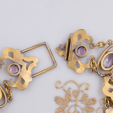 Art Nouveau Amethyst Paste Choker c1900