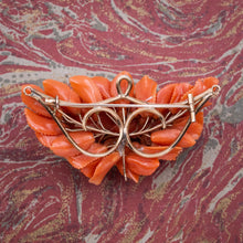 Georgian Coral Brooch