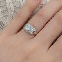 Art Deco Diamond Cluster Ring