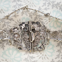 Antique Italian Silver Plated Belt