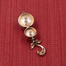 Coral and Rose-Cut Diamond Pendant c1860