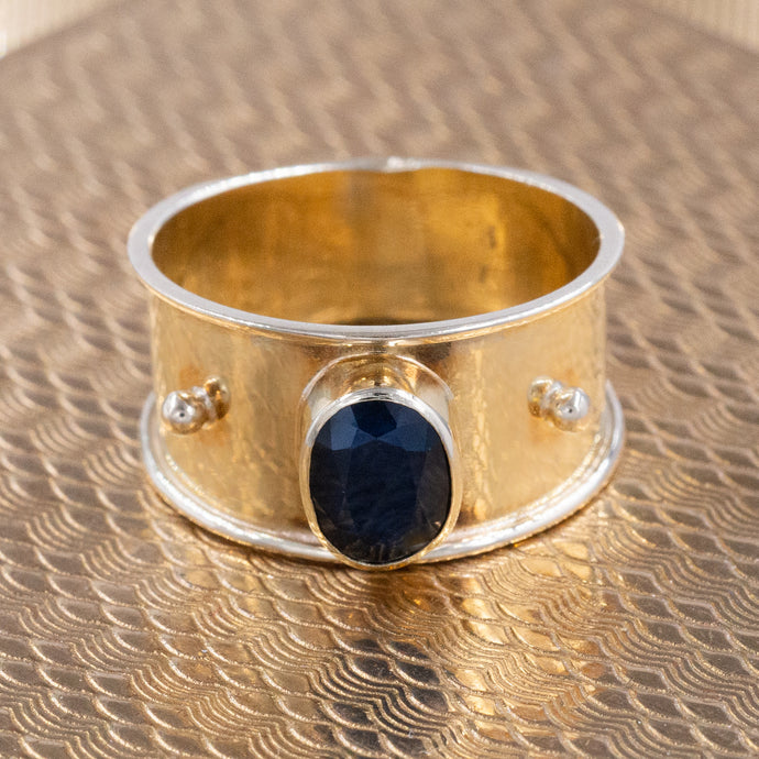 Handmade Sapphire Cigar Band c1990