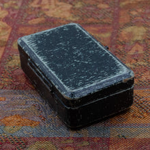 Georgian Garnet & Turquoise Bar Pin in Original Box