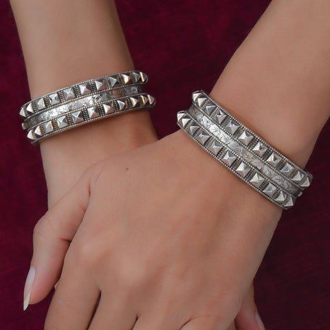 Victorian Sterling Wedding Bracelets