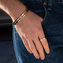 Gold Link Bracelet by Celin