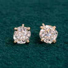 Old Mine Cut Diamond Studs