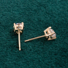 Old Mine Cut Diamond Studs