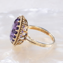 Russian Amethyst Cocktail Ring