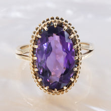 Russian Amethyst Cocktail Ring