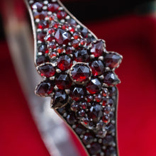 Bohemian Garnet Bangle c1890